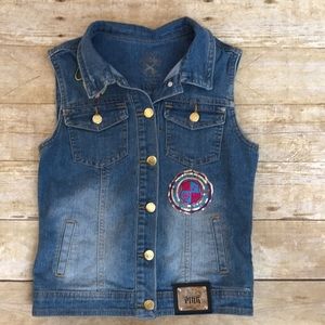 Girl’s Jeans Vest
